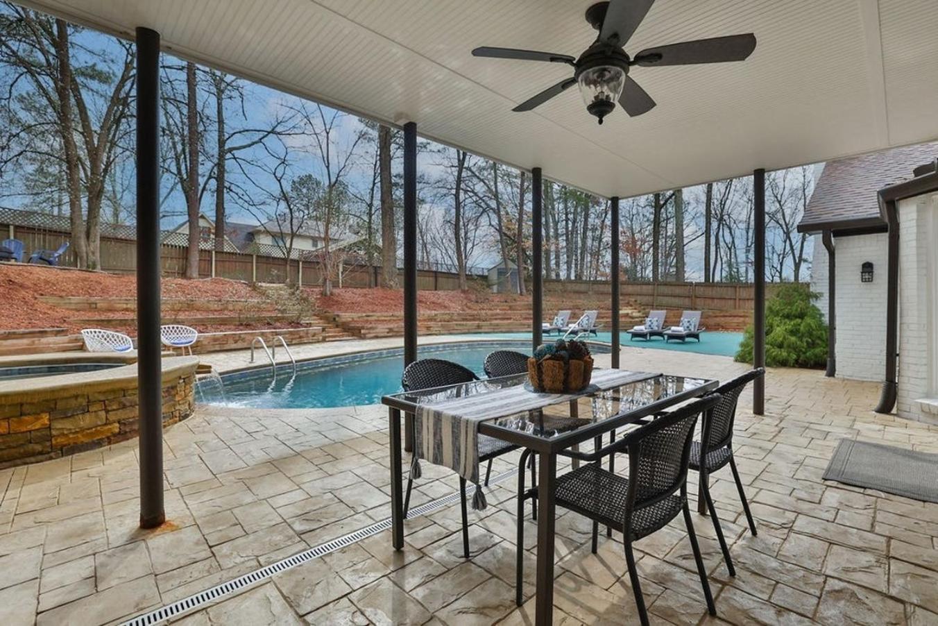 Sandy Springs Executive Retreatpoolhottubsaunabasketball Court Villa Atlanta Exterior photo